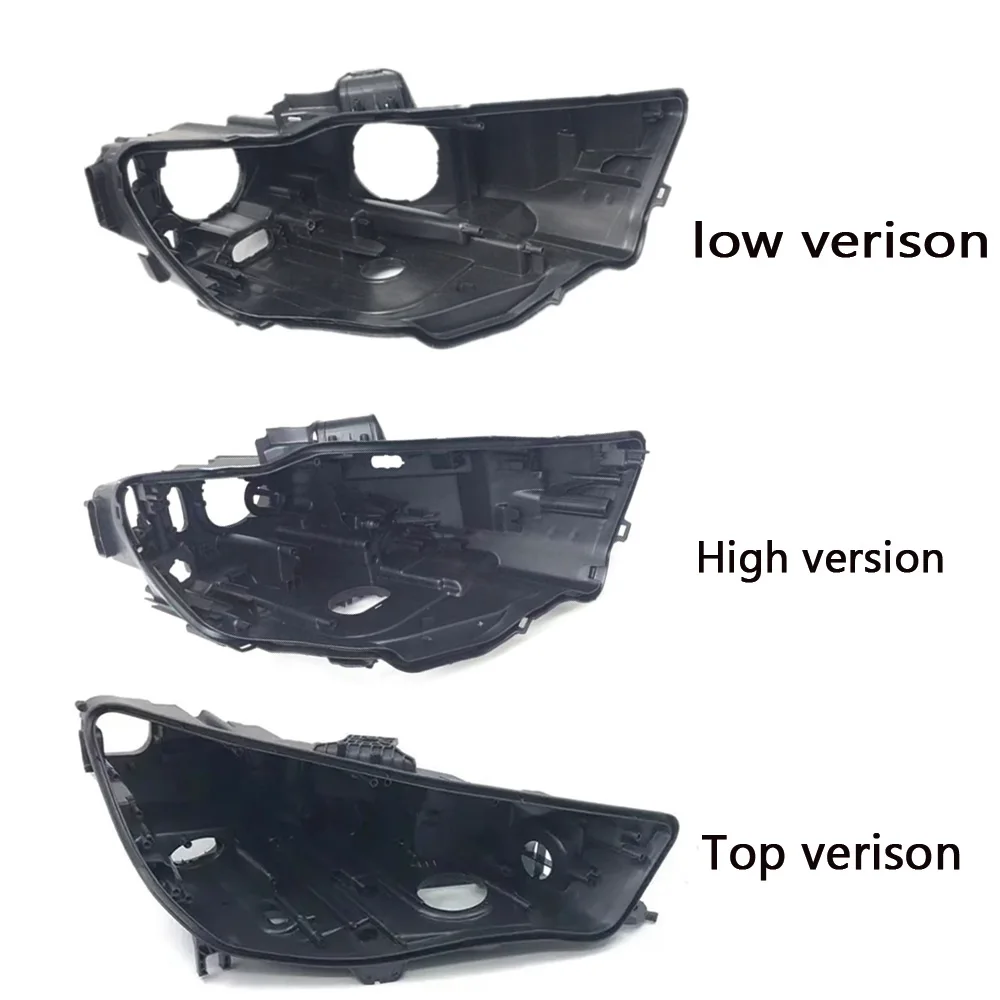 Headlight Base For Audi A4 2017 2018 2019 Headlamp House Car Rear Base Front Auto Headlight black Back House