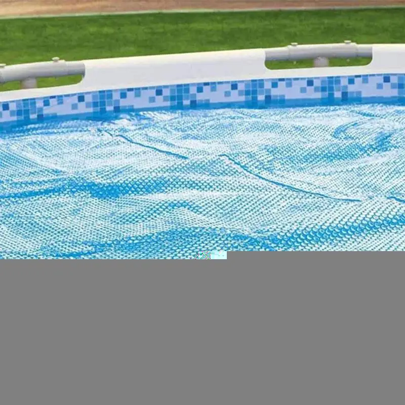 Solar Pool Cover Rectangle Insulated Bubble Pool Warmer  UV-resistant Floating Solar Pool Blanket for In-Ground and Above-Ground