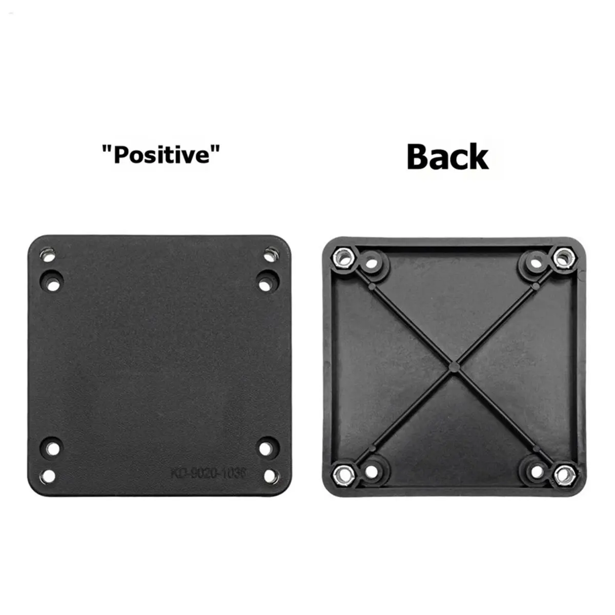 HOUSEHOLD*GOOD Mounting Plate Replace Low-Profile Swivel Base for Downrigger Swivel Mount, Pedestal Risers