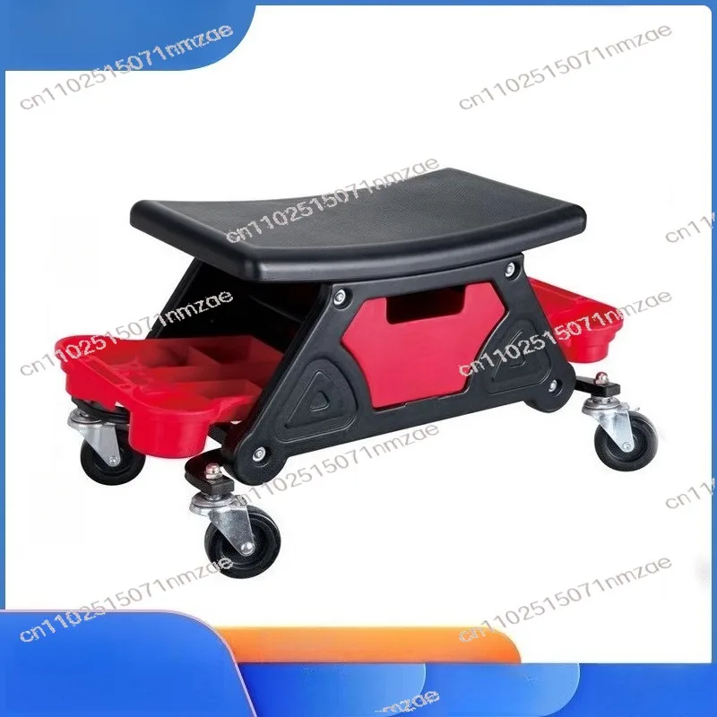 

Car wash crawler stool Car beauty Construction Multifunctional mobile pulley Car repair Storage work stool