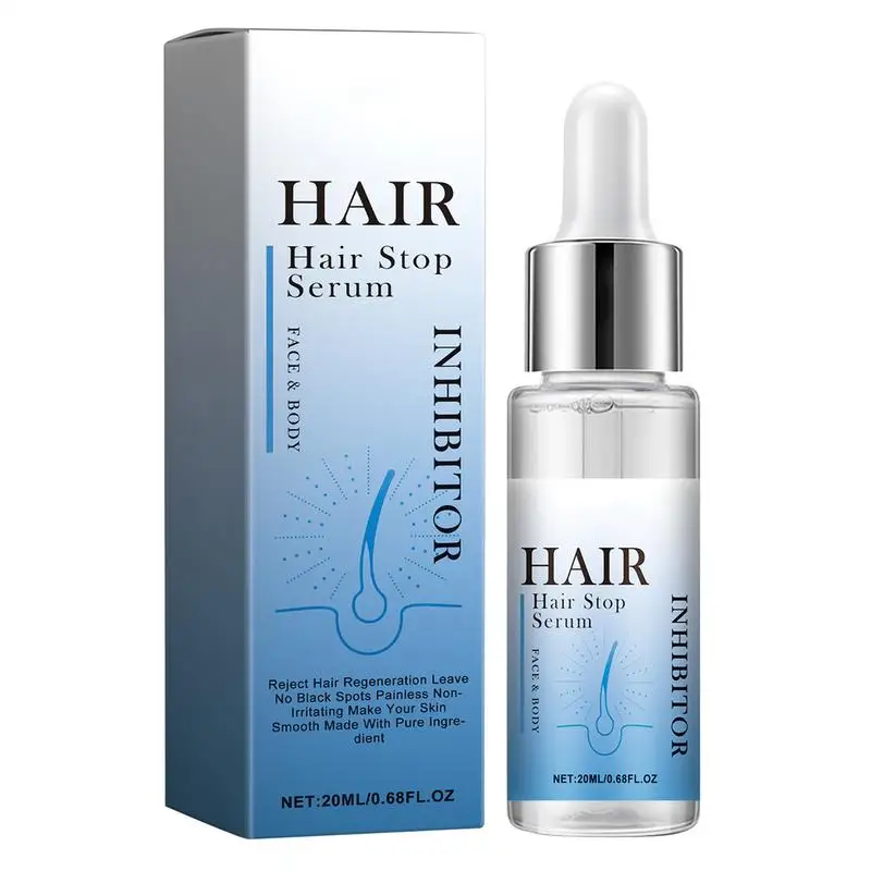 Inhibition des cheveux en continu pour femme, inhibition des cheveux en continu, retenue des ati elles, jambes et bras, arrêt des cheveux, 20ml