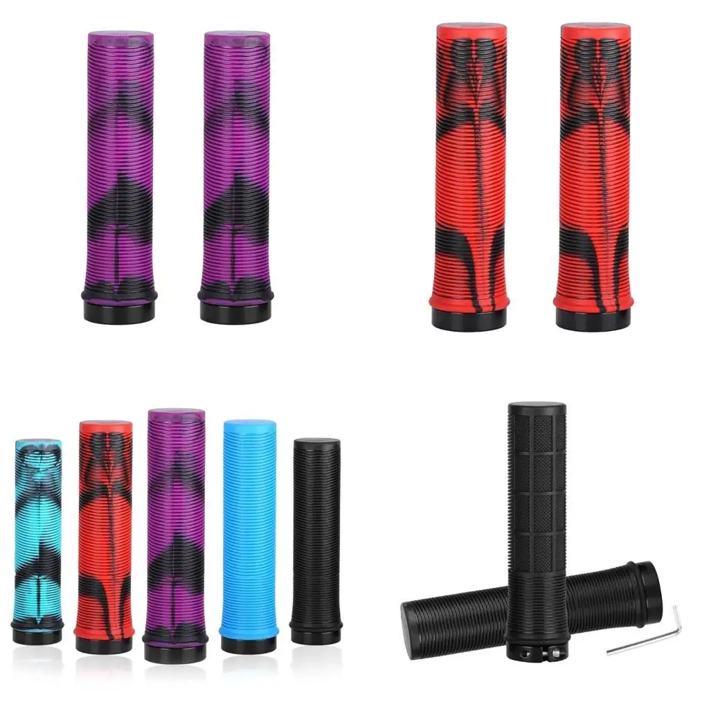 

R6FE DeathGrip Bike Death Grip Secure Handlebar Grips with Fixing Tool for Riders