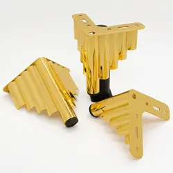 4PC 10CM 13Cm 15CM Golden Furniture Leg Hardware Accessories