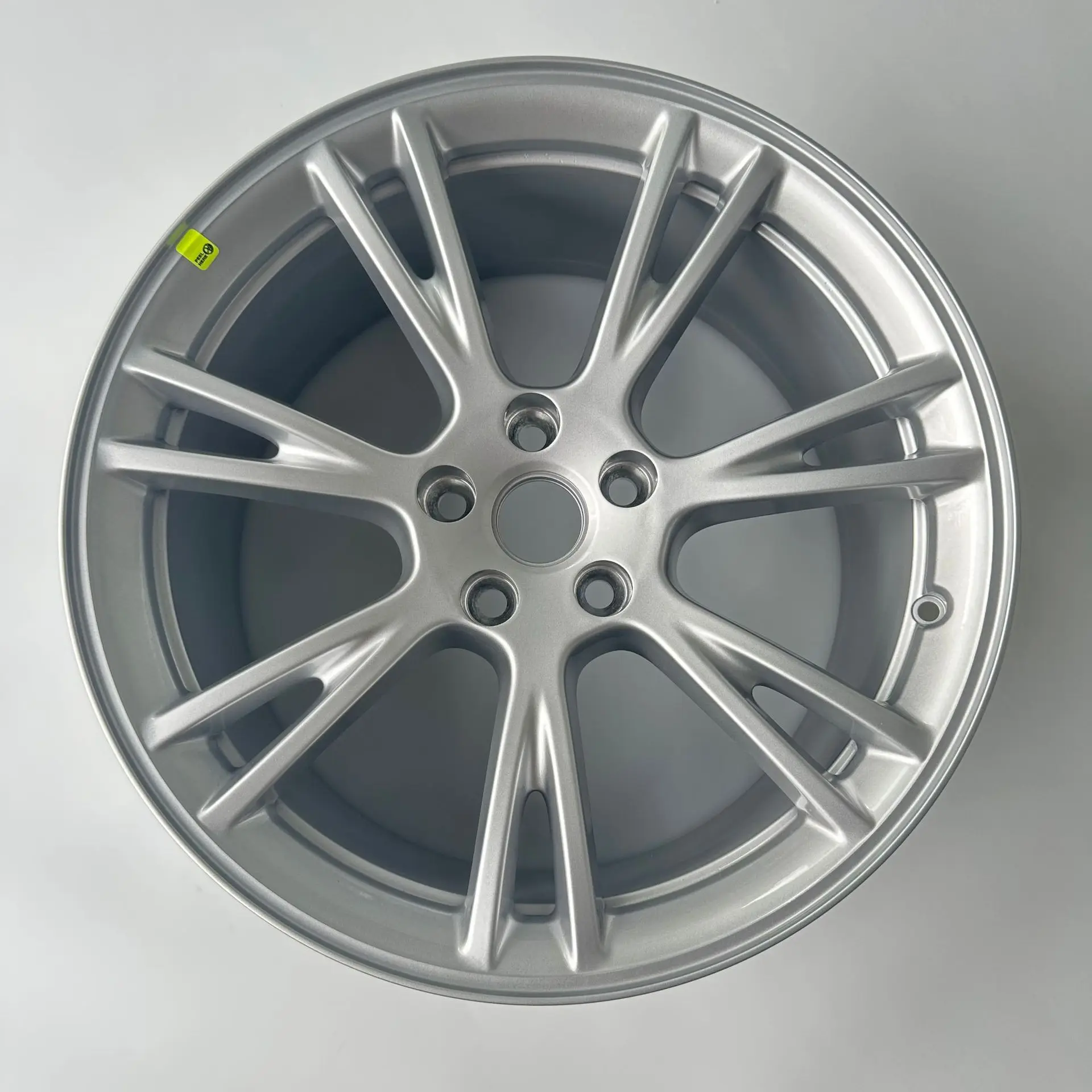 19 Inch Steel Wheel Hub 4 Hole Silver Finish EV Spare Wheel Rim Electric Vehicle Replacement