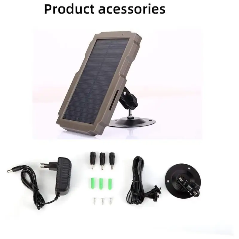 Jagdkamera-Solarpanel-Set, 3000 mAh, 6 V-12 V, wiederaufladbares Solarladegerät, geeignet für Jagdkameras. – Detail 5