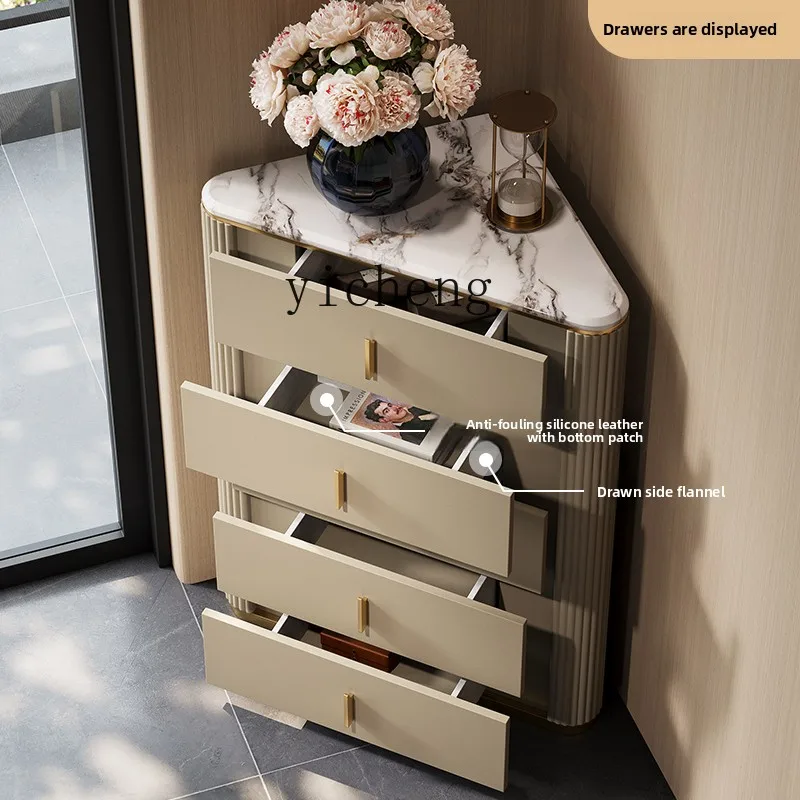 

LX Modern Premium Corner Clothing Storage Drawer Three Four Six Bucket Cabinet