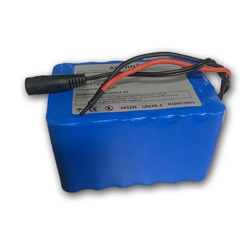 14.8v 20ah 18650 bateria de lítio 4s6p 16.8v led noite pesca luz aquecedor amplificador de luz do mineiro bateria