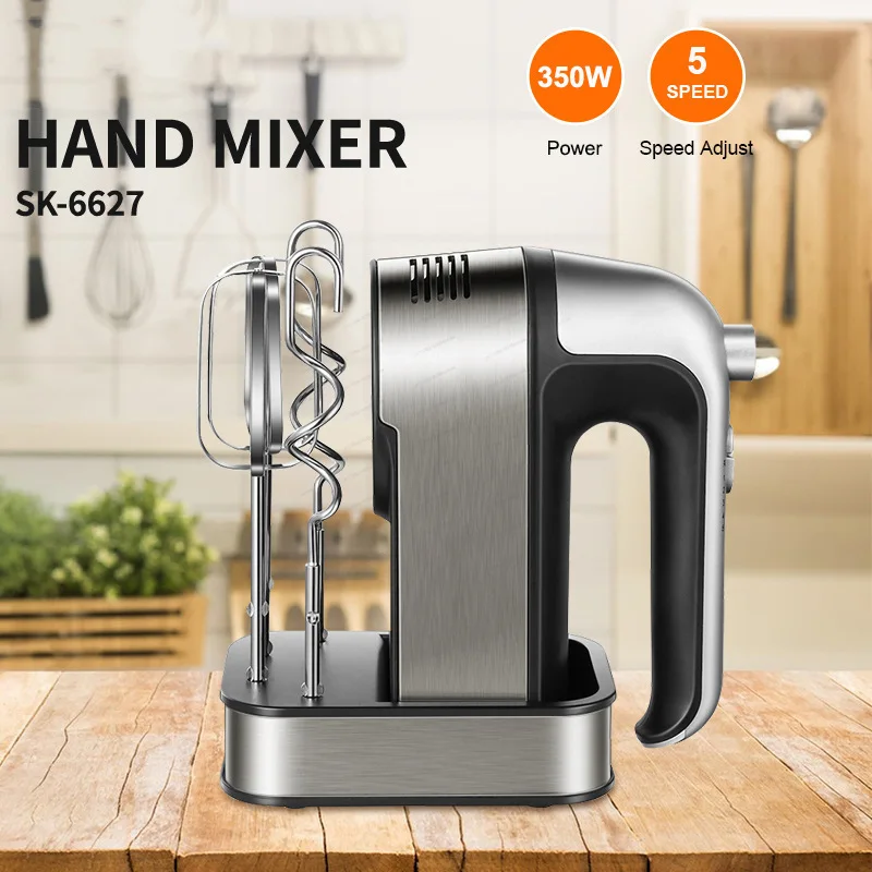 

110V Electric Hand Mixer for Home Kitchen Bakery Cafe Party Baking Cake Cream Whipping