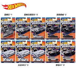 Hot Wheels-Fast and Furious Car, HW Decades of Fast Boy Toy, Diecast EL Cam37Buick Grand National Hummer Chevrolet Volkswagen, 1/64