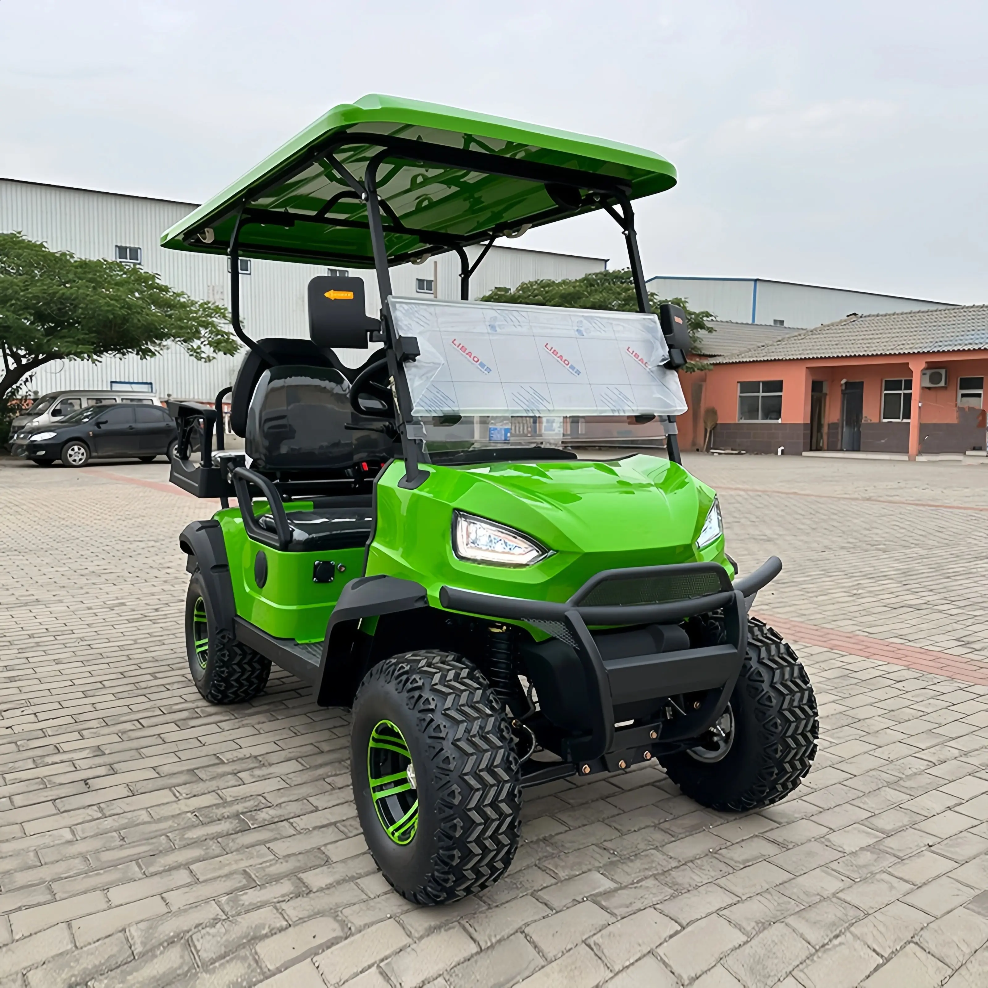 مخصص 6 مقاعد بطارية ليثيوم عالية الجودة نادي السيارات الكهربائية الصغيرة على الطرق الوعرة بالجملة عربة جولف/سيارات الغولف الكهربائية #1