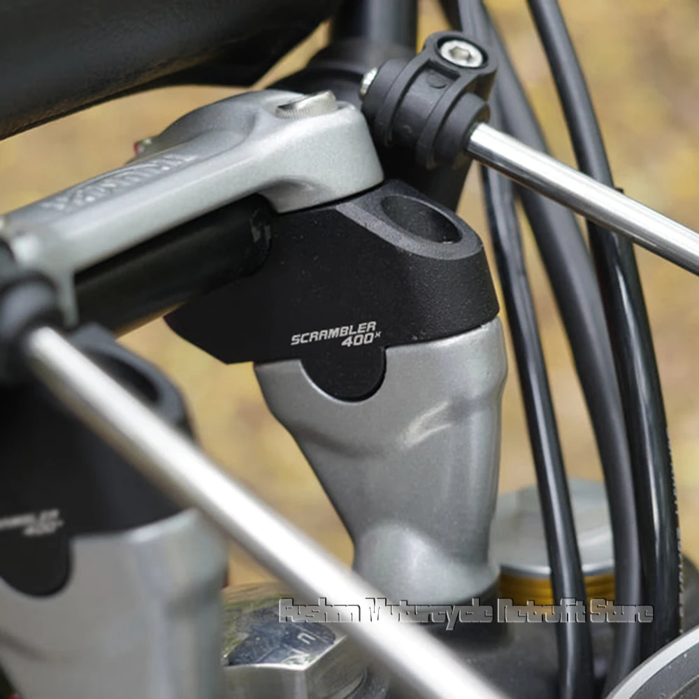 For Triumph Speed 400 Scrambler 400X 2024 Motorcycle Accessories Speed400 Scrambler400X Premium Pull-Back Handlebar Risers