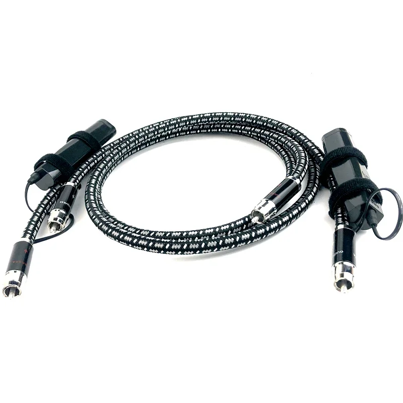 Kabel Niagara RCA Solid Perfect-SurfaceSilver+ (PSS+) Kabel sygnałowy wzmacniacza audio HiFi z baterią 72V