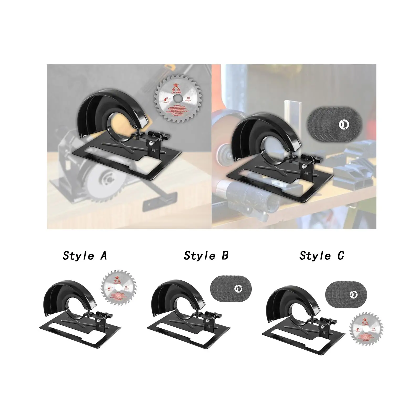 

Grinder Protective Cover Accessories Simple Installation Cutting Bracket Protective Cover for Steel Grinder