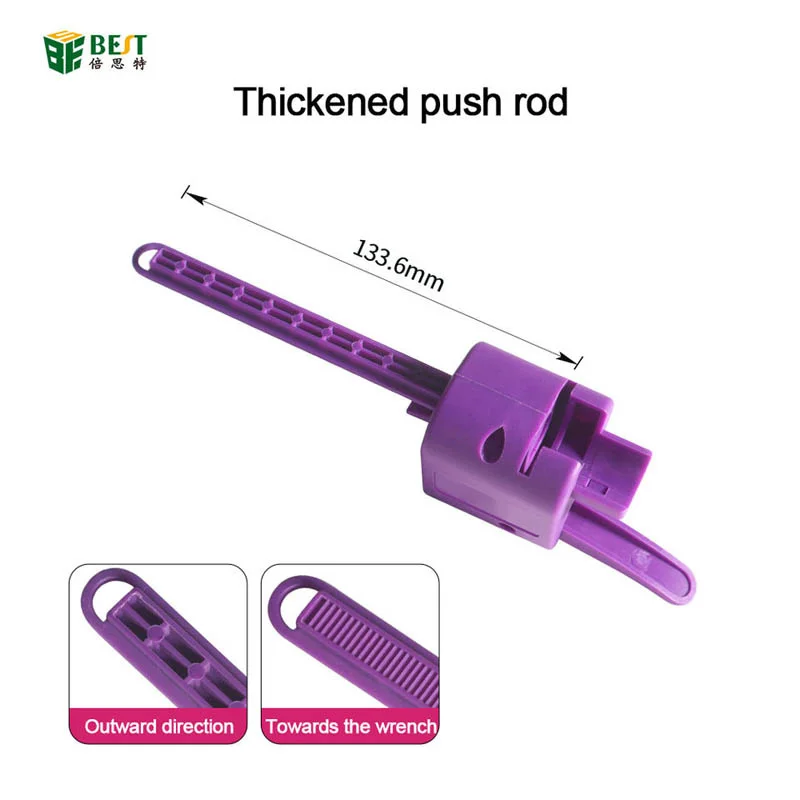 BST-61 Flux Booster for 5CC-10CC Syringe Oil Solder Paste with Thickened Push Rod Structural Adhesive Manual Dispenser