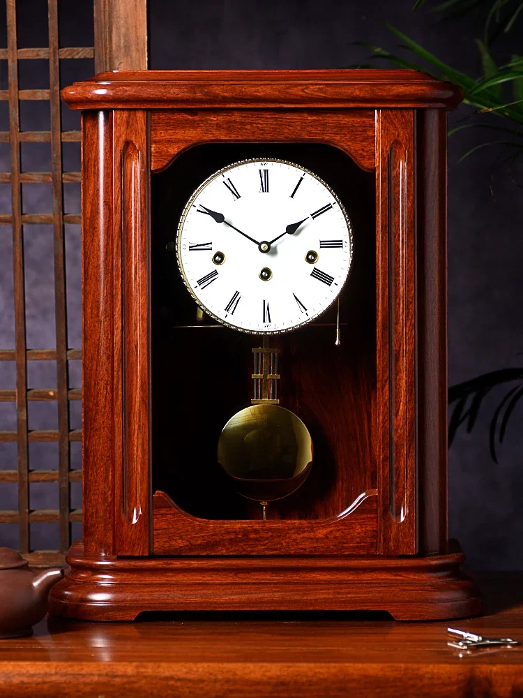 Large Pendulum Clock Middle Hall Coffee Table Top Mechanical Retro Desk Clock