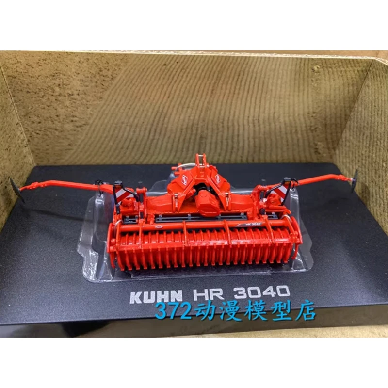 UH 1:32 Scale HR 3040 Tractor Pusher Cultivator Alloy Simulation Model Toy Gift Ornament Adult Collectible Souvenir 5219