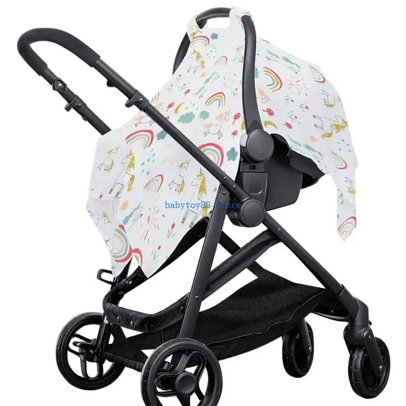 غلاف y4ud baby carseat للنساء الحوامل عربة تسوق القطن.