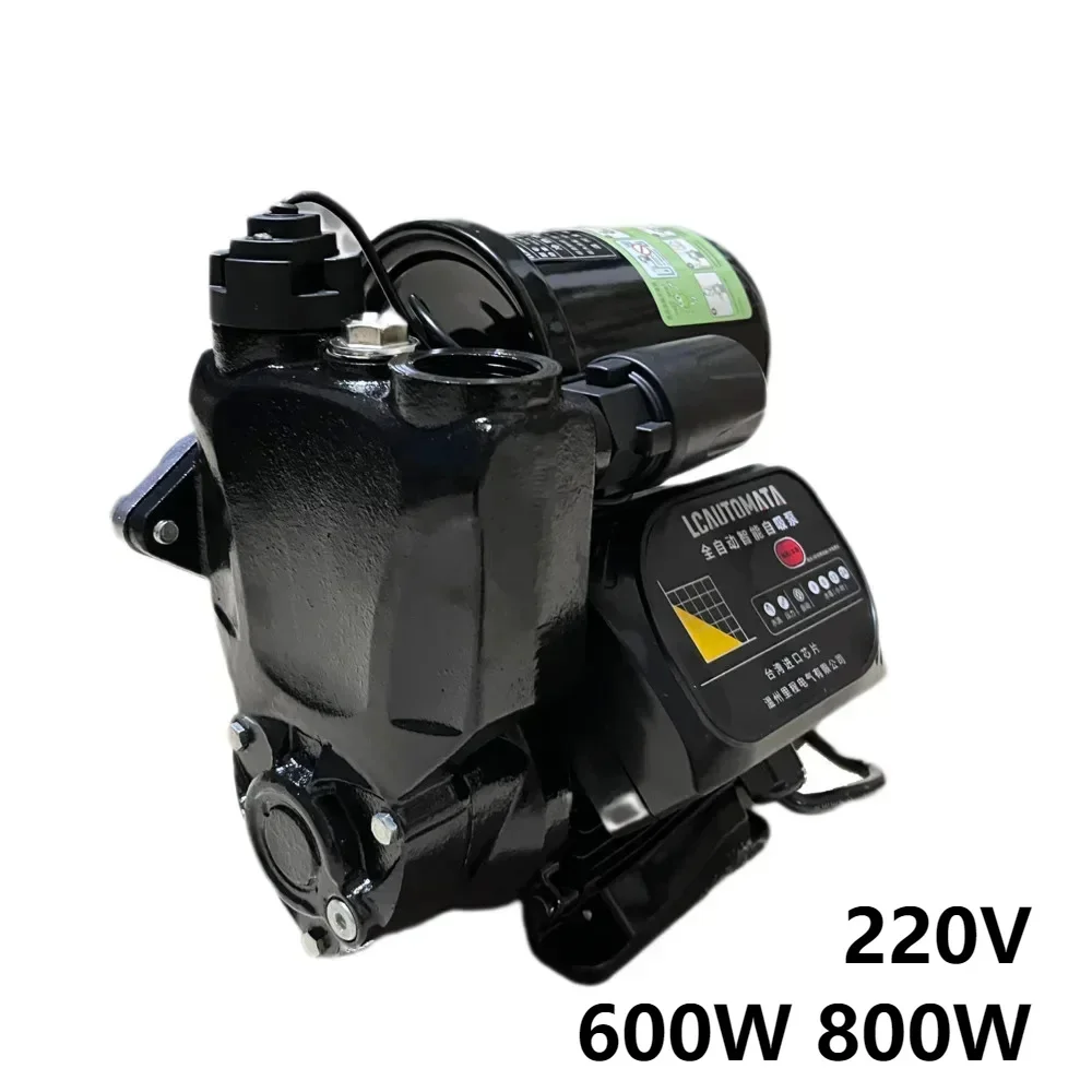 Bomba de tubería autocebante inteligente, 220V, 600W, 800W, calentador de agua Solar doméstico, bomba de refuerzo de agua fría y caliente