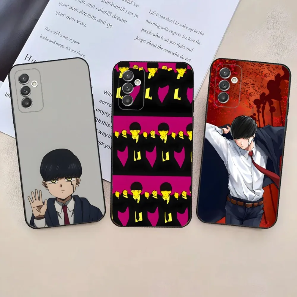 

Mashle Magic And Muscles Phone Case For Samsung Galaxy A20,A21s,A22,A31,A32,A52,A53,A72,73,A80,A91 Soft Black Phone Cover