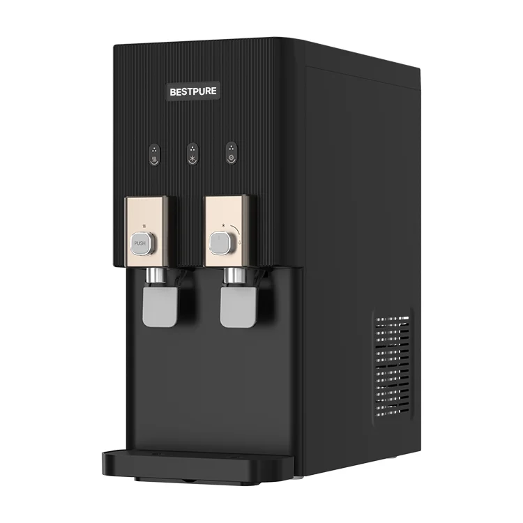 

Water Filtration System For Home Reverse Osmosis Desktop Water Dispenser Hot and Cold With Filter