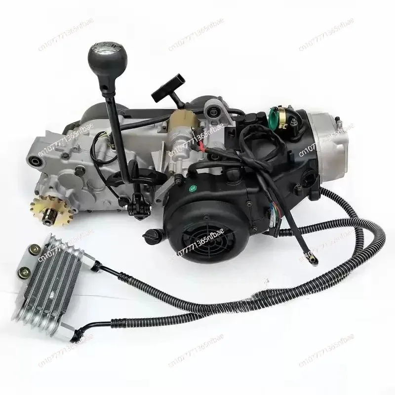 GY6 150cc 200cc CVT Stepless Engine with Built-in Reverse Gear, Replacement Parts for 4 Wheel Go Kart and Beach ATV