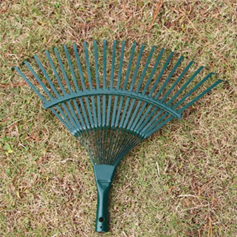 AC88-2 Pcs 42Cm Steel Fan Rake Head Replacement Heavy Rake Head For Garden Grass Patio Leaves Leaf Lawn 22 Tooth