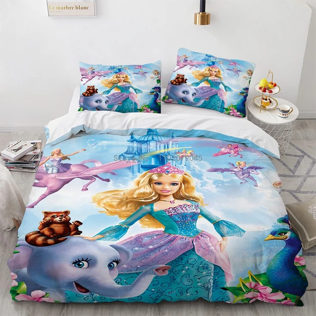 Mermaid Princess rost Comforter Set Twin