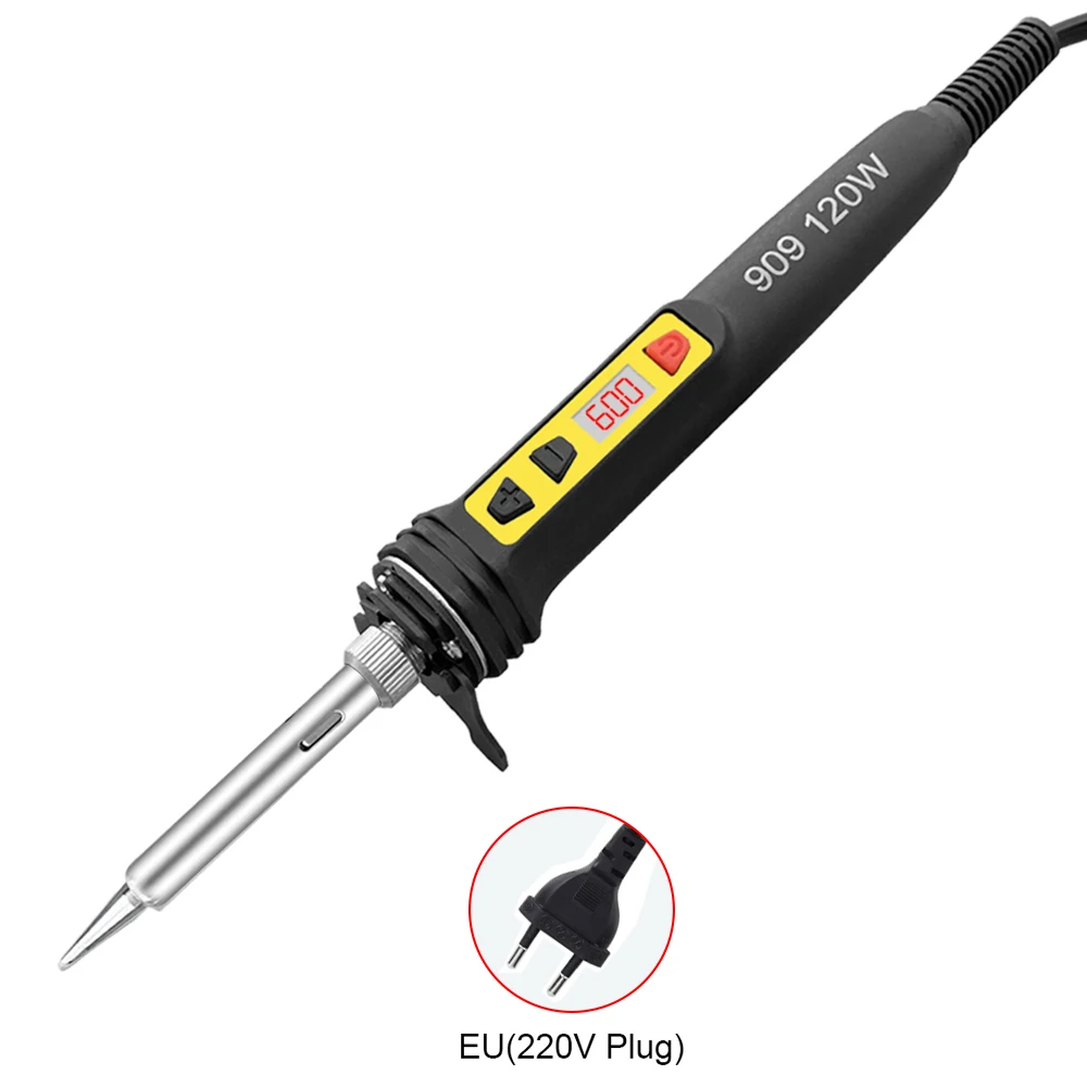 100 W/120 W Digitale Lötkolben Kit Reparatur Löten Werkzeug Set Elektrische Lötkolben Dual Kalibrierung Temperatur 200-600C