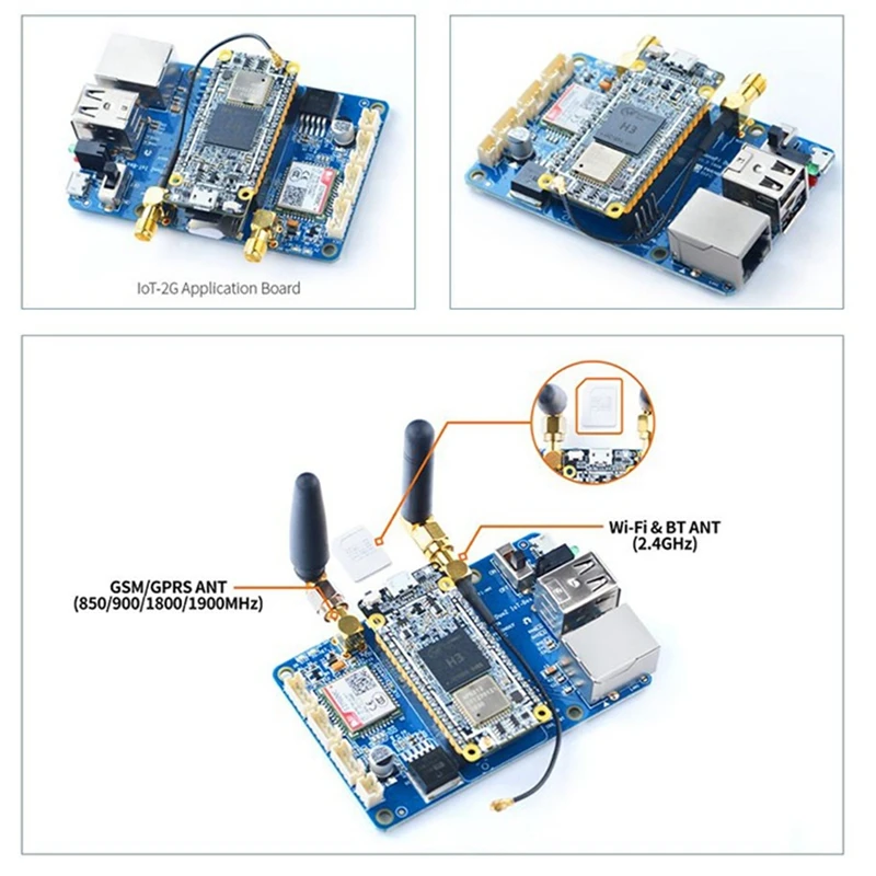 For Nanopi DUO2 Development Board +Micro-USB Cable+Antenna 512M DDR3 Allwinner H3 Wifi Bluetooth Ubuntu Core Iot Module Kits