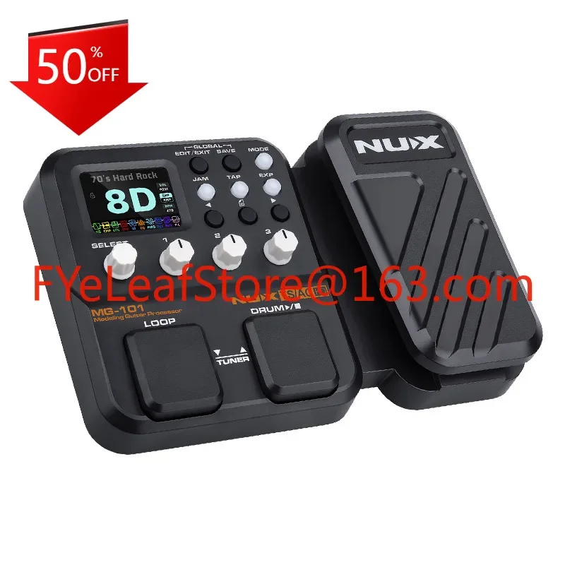 MG-101 Electric Guitar Comprehensive Effect Pedal Effects Bass Professional Drum Machine Accompaniment LOOP Recording