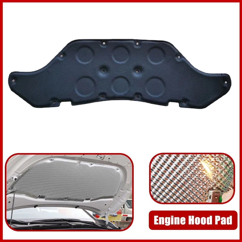 For Mercedes Benz GLA H247 EQA 180 200 2020-2023 Car Engine Hood Pad Heat Insulation Cotton Fireproof Cover Sound Accessories