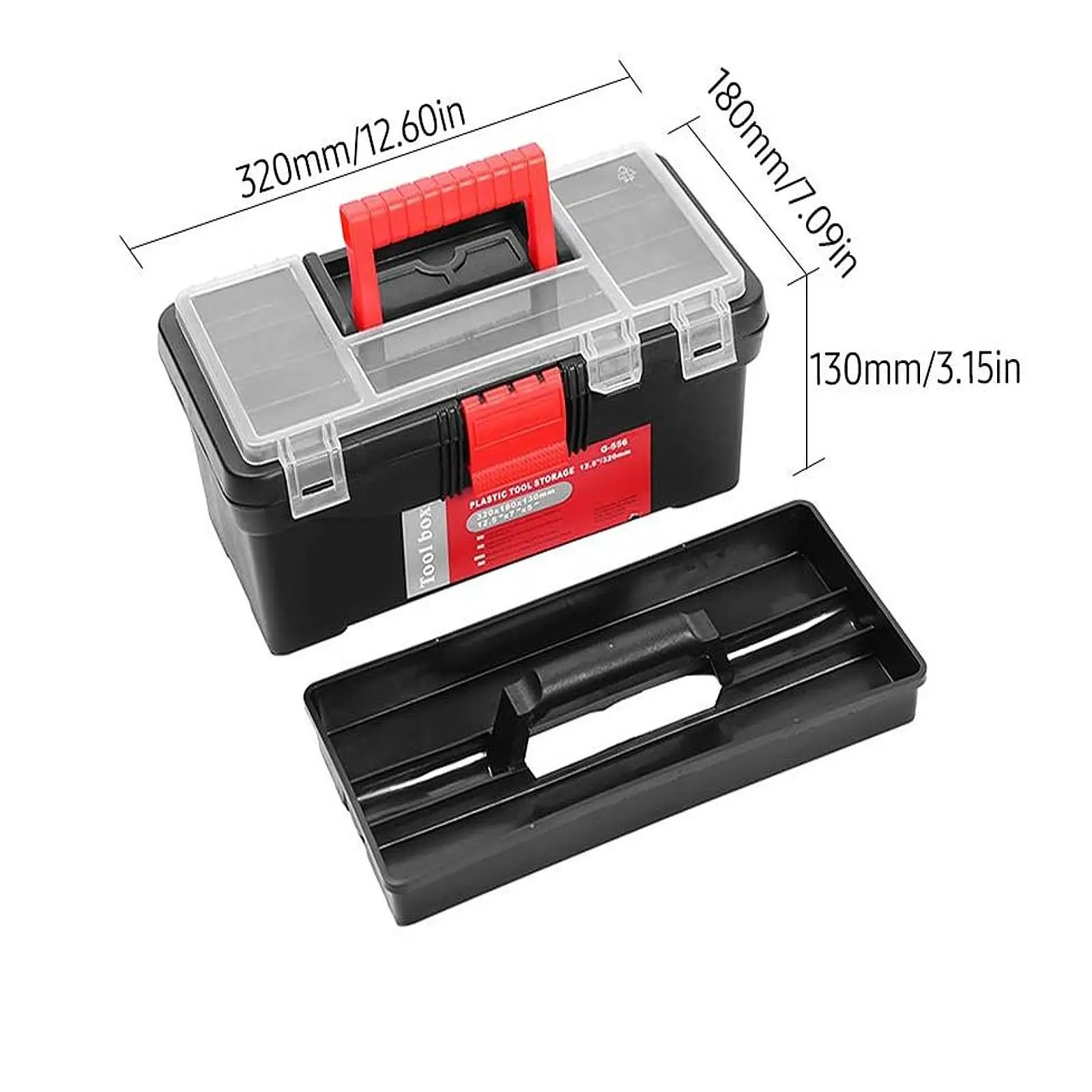 Tools Organizer Box Tool Box Portable Fishing Tackle Box for Bolt Nuts Screw