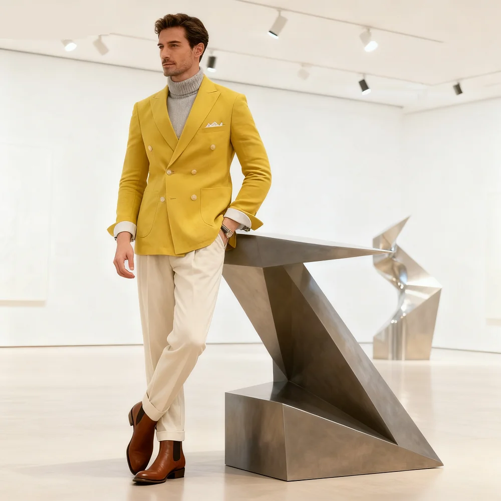 سترة رجالية 3XL Fperias Diarias بقصة ضيقة لحفلات الزفاف والتدخين كرة التخرج خفيفة الوزن قابلة للتمدد سترة سهرة سوداء للربيع للأعمال