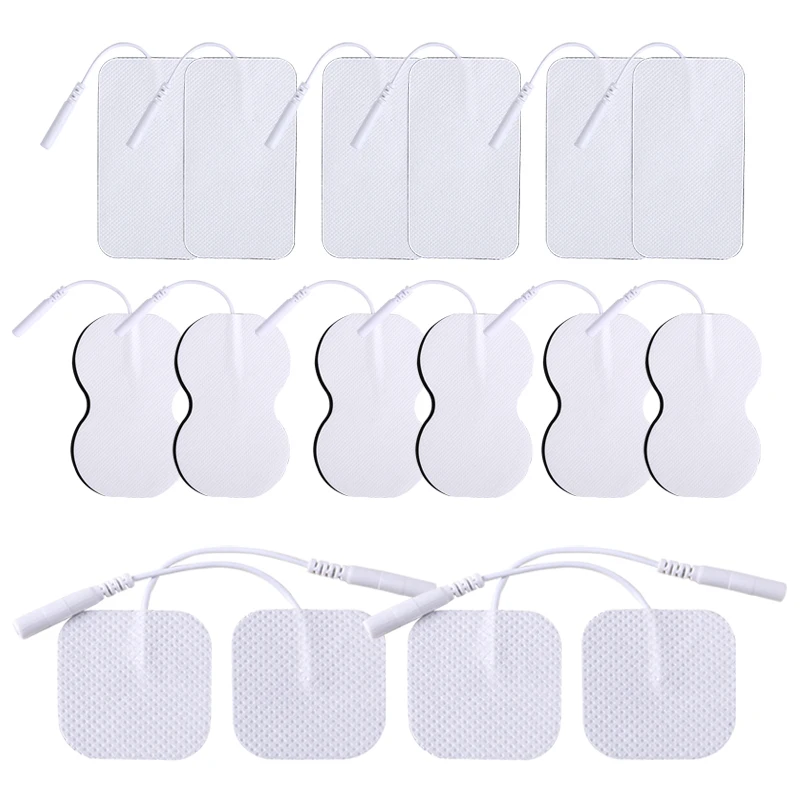 

20/50/100pcs Electrostimulation Patches Tens Electrode Pads Gel EMS Muscle Stimulator Replacement Gel Patches Massager Pad