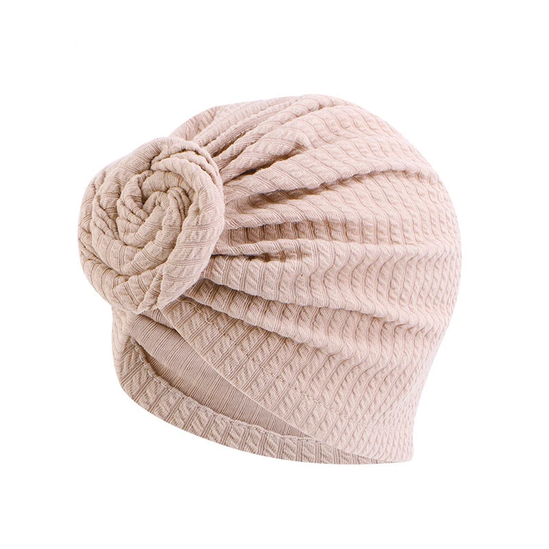 Muzułmańskie kobiety Turban Hidżab Top Twist Knot Headwrap Cover Beanie Chemo Cap Nakrycie głowy Solid Color India Hat Akcesoria do włosów Mujer