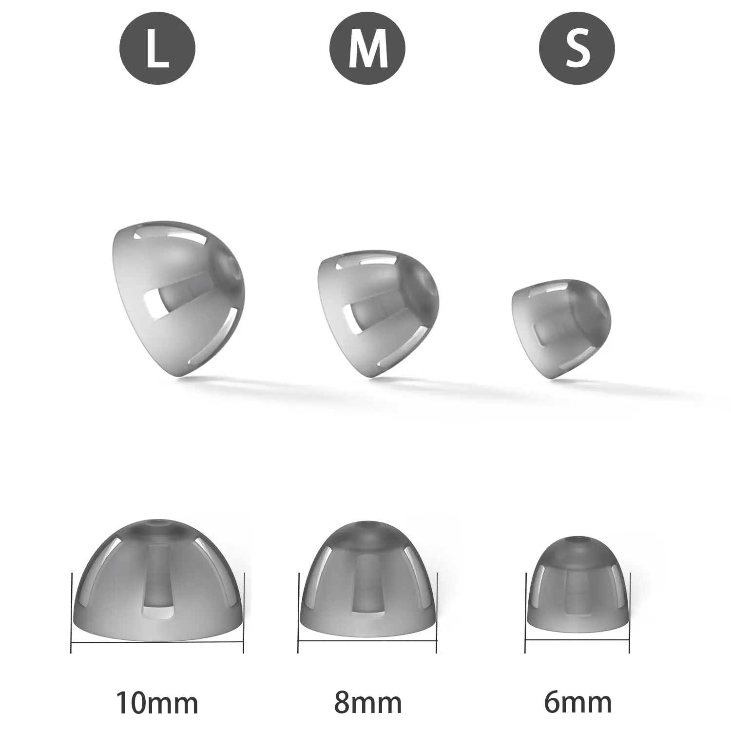 Hoortoestellen koepels open gemengde set, GN Resound hoortoestellen oordopjes vervanging (10 stuks)