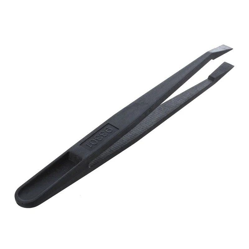 

B84B-20X Manual Tool Black Plastic Flat Tip Anti-Static Tweezers