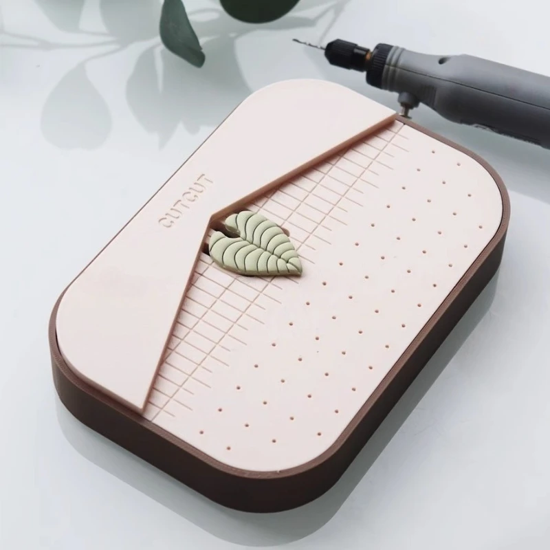 

Мягкие керамические серьги для штамповки, вспомогательный инструмент, ящик для хранения пыли, сделай сам, штамповка для сережек, позиционирование, вспомогательный инструмент из полимерной глины