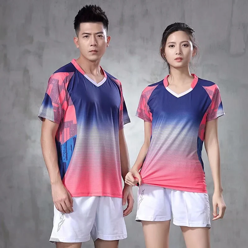 

Быстросохнущая спортивная одежда: дышащие футболки для бадминтона, настольного тенниса, бега, фитнеса и тренировок для мужчин и женщин