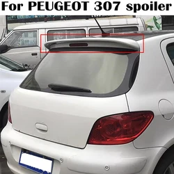 For Peugeot 307 Roof Spoiler 2008 2009 2010 2012 2013 High Quality ABS Plastics Car Rear roof spoiler top wing Airfoil Accessori