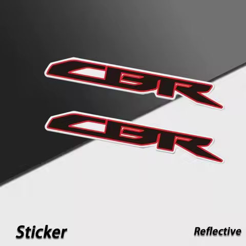 2PCS CBR 1000RR Decorative Label Motorcycle Modification Accessories Reflective 1000RR Letter Waterproof Decal 400R 650F 300R