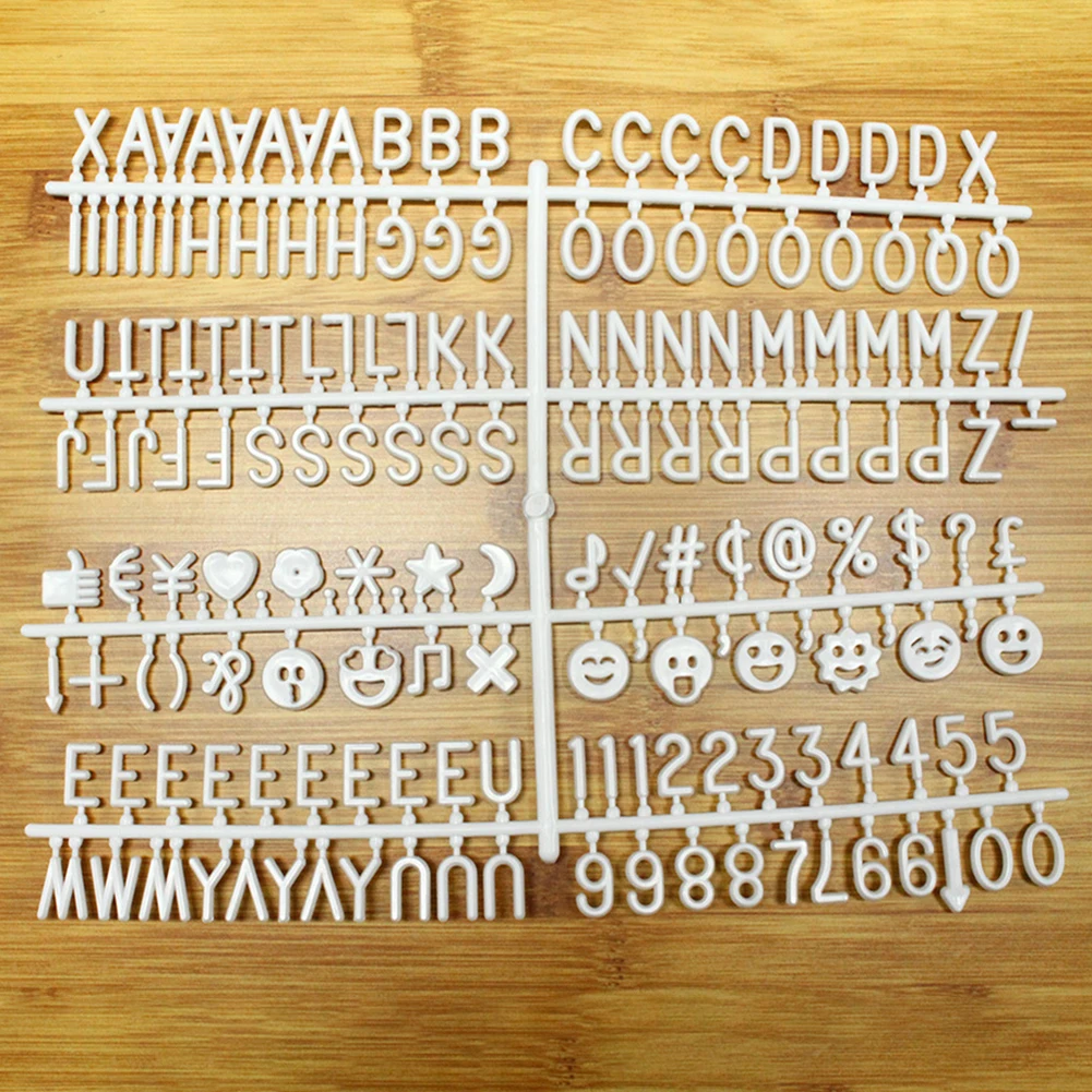 Letter Board Removable Changeable Numbers Message Sign Kids Characters Children English Letter Board Felt Plastic Letters