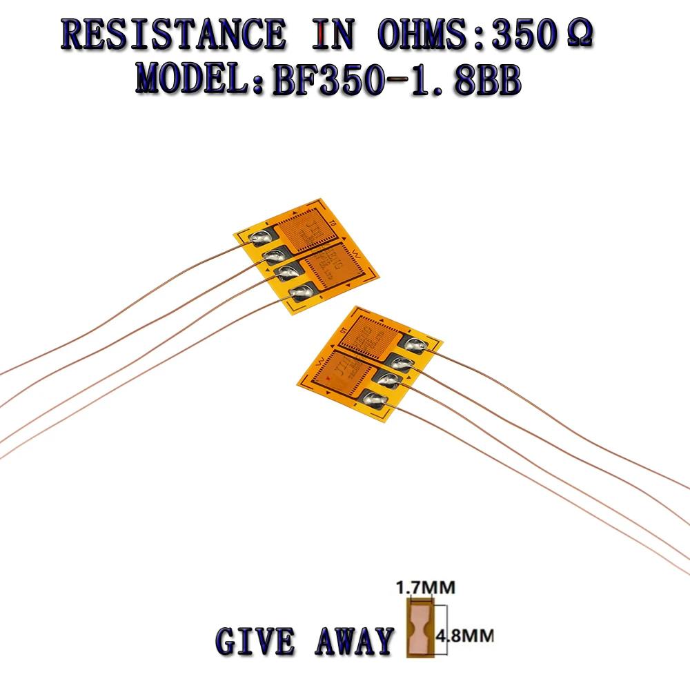 1PCS BF350-1.8BB 350 ohm Foil strain gauge / half bridge strain gauge /BB series strain gauge