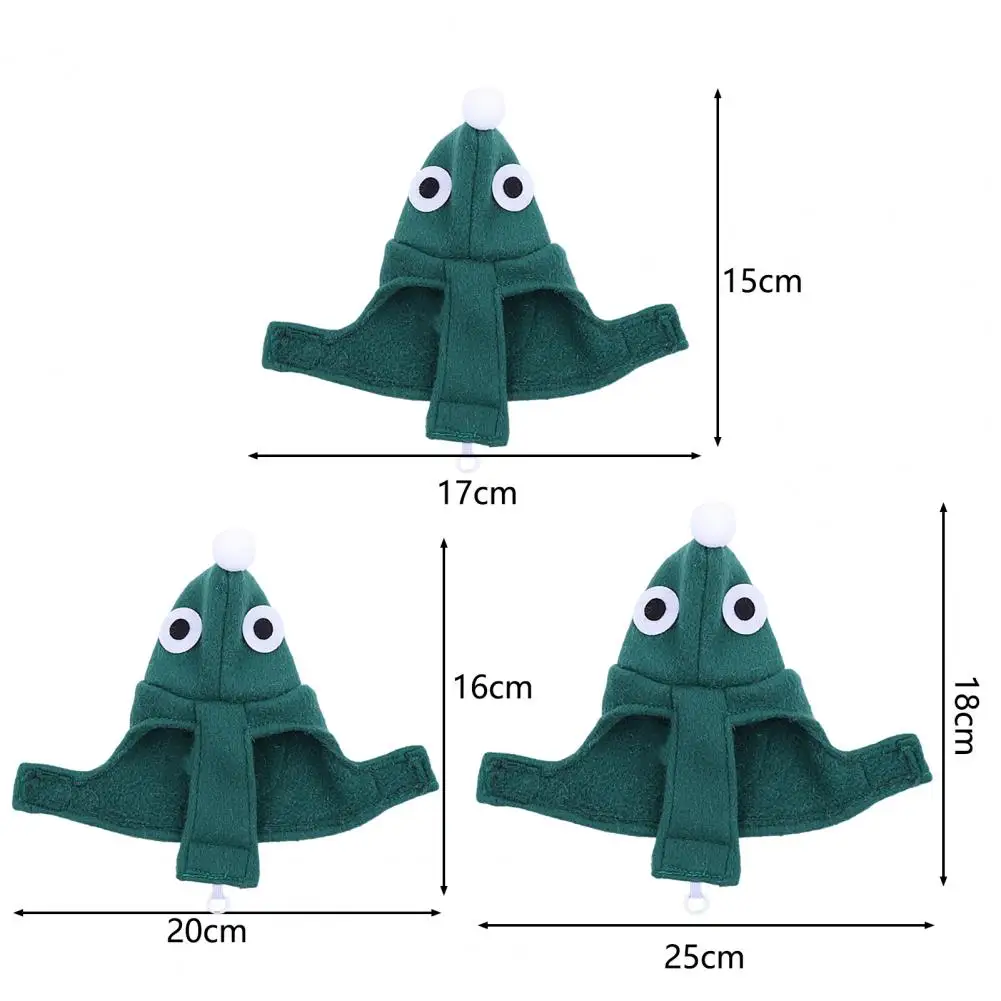 Festival Parrot Coat Christmas Element Frog Shaped Fastener Tape Funny Color Block Birds Clothes Cute Costume Small Pet Supplies