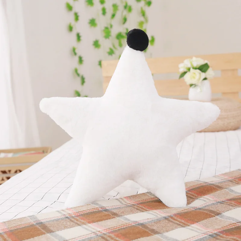 

Nordic Style Star Shaped Pillow Sofa Cushion Solid Color Pillow Home Decoration