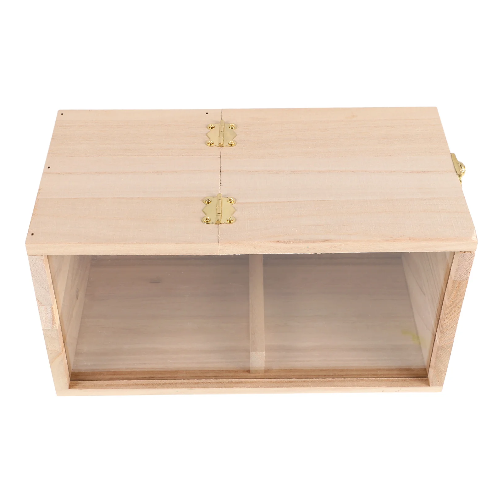 

Wooden Bird House Cage Breeding Box for Parakeets Budgies Outside Garden Hut Small Transparent Acrylic Nesting Kit Cockatiel