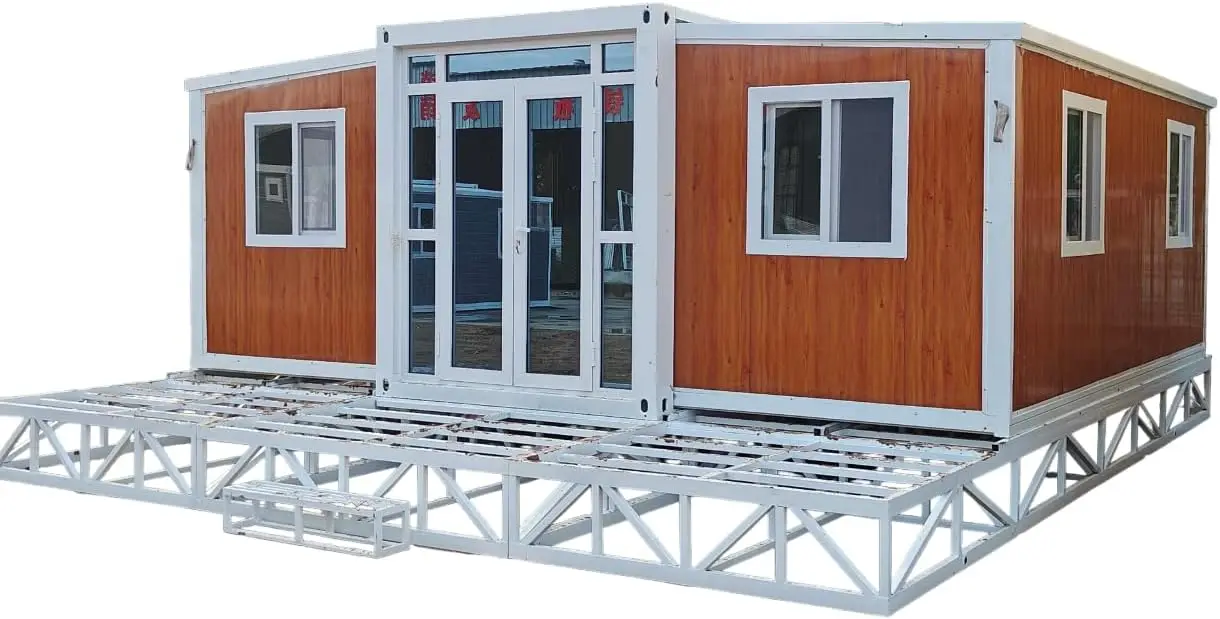 Prefab House to Live in, Casas prefabricadas para Vivir, Container House to Live in, 19ft x 20ft 2 Bed 1 Bath 1Kitchen