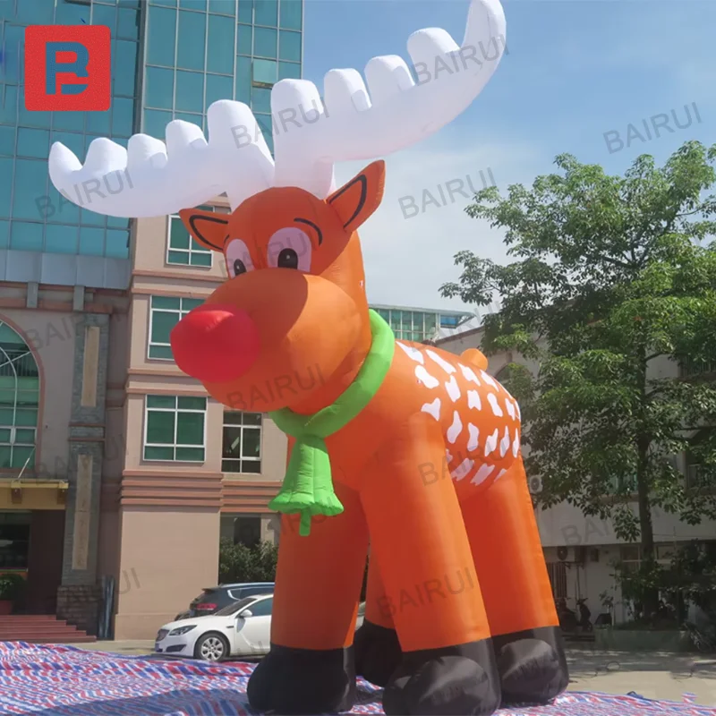 

Holiday Cute Inflatable Christmas Deer for Festive, Decoration, outdoor