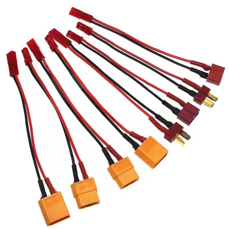 

1/5/10Pcs/lot XT30 XT60 T plug Male / Female Connector to JST plug Charger Adapter LiPo Battery Model Charging Converter Lead