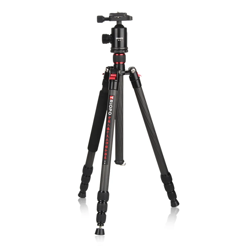 

Triopo Adjustable Travel Camera Vlog Ball Head Tripod Stand Price Professional Carbon Fiber Stand for Mobile Phone Tripods